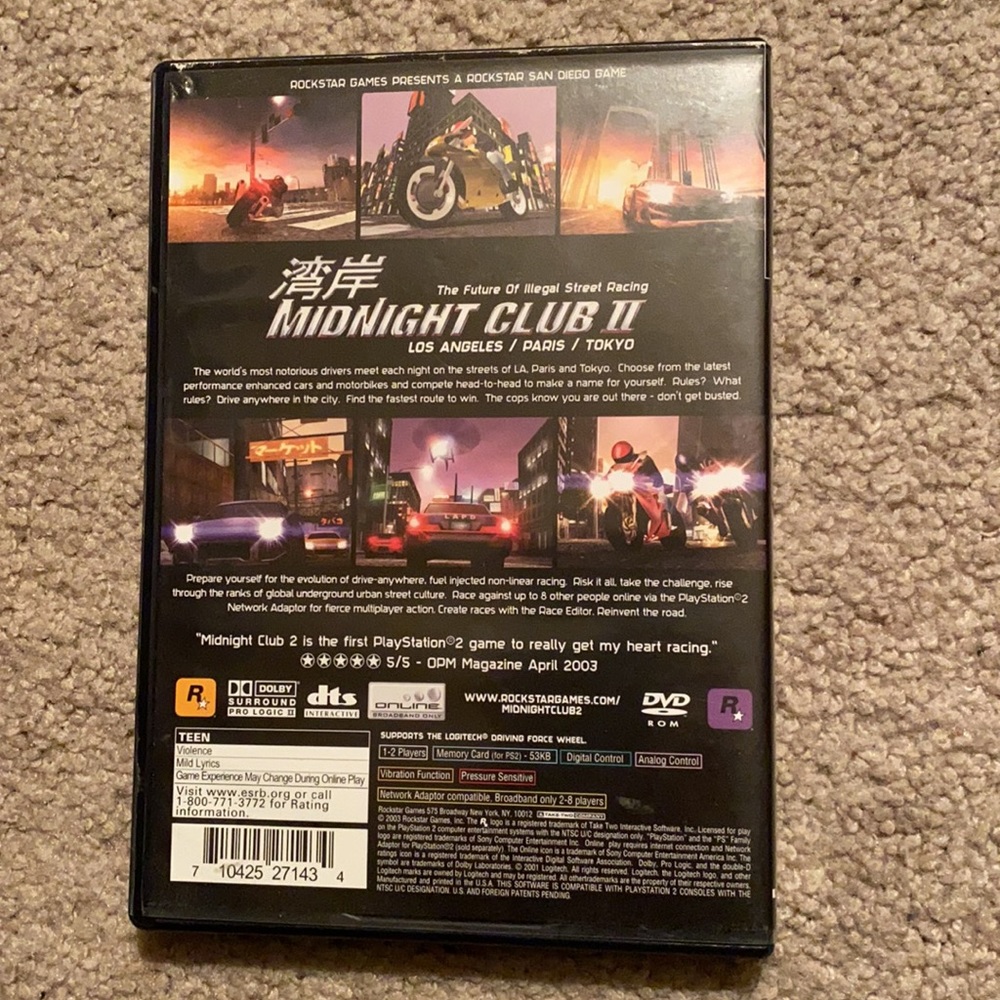 Midnight Club 2 for PS2 - Picture 2 of 6